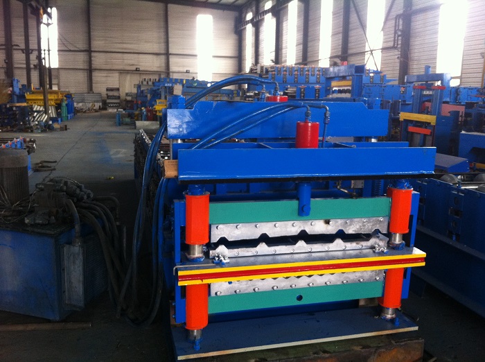 Two in One Metal Roof Glazed Tile Roll Forming Machine