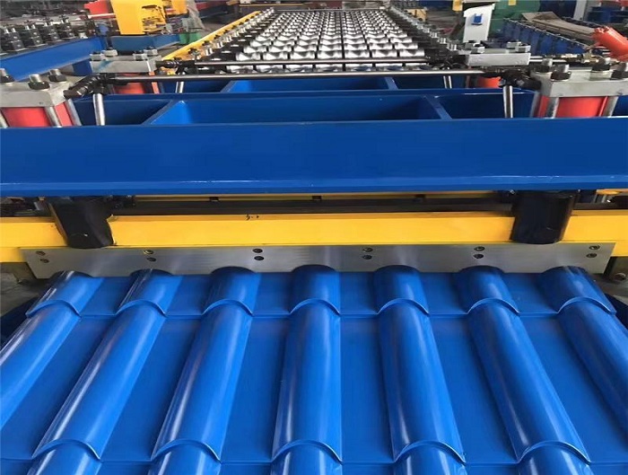 Aluminium Metcoppo Roof Tile Sheet Forming Machine