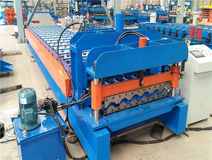 Aluminium Metcoppo Roof Tile Sheet Forming Machine