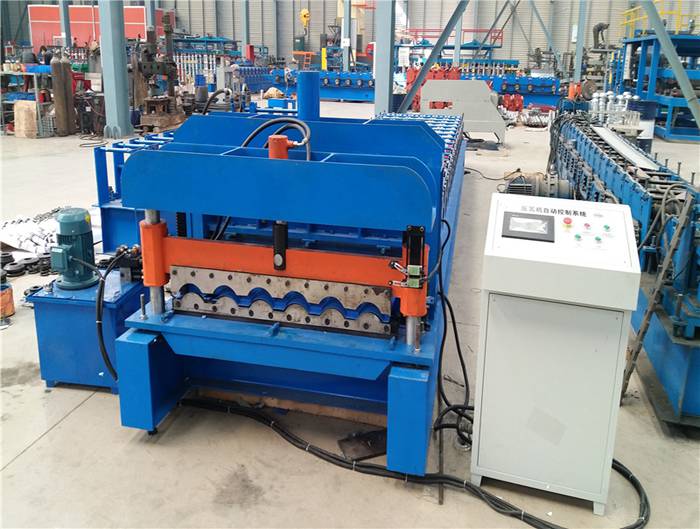 Aluminium Metcoppo Roof Tile Sheet Forming Machine