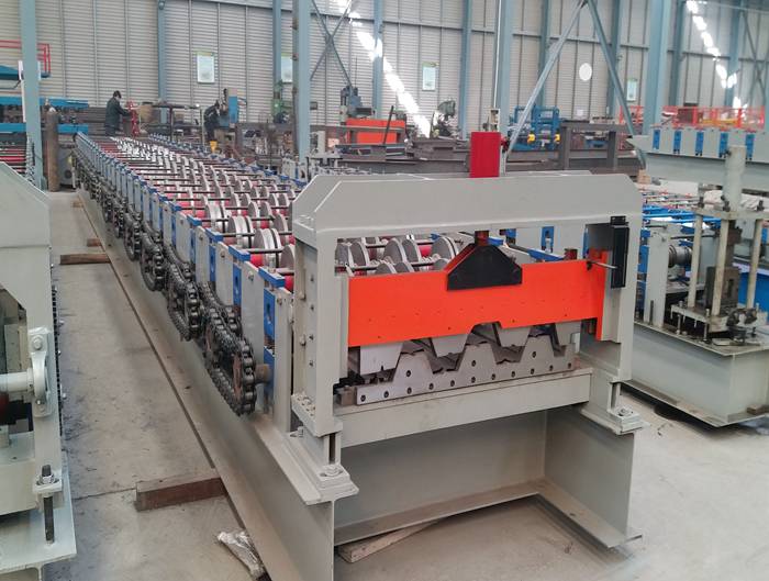 Three in one Steel Floor Decking Roll Forming Machine