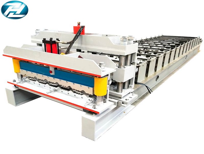 Nigeria Market Aluminium Step Tile Roll Forming Machine