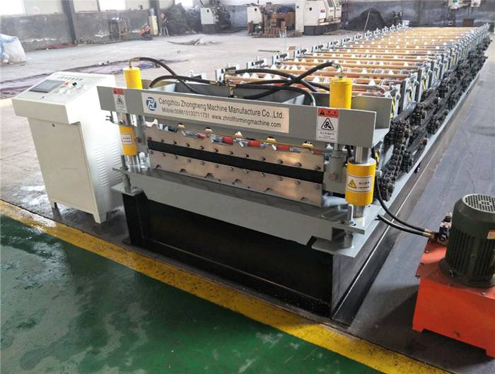 Galvanized Steel Roof R Panel PBR Roll Forming Machine